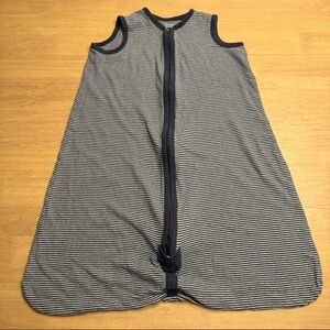 Burt's Bees Navy Blue and White Baby Sleep Sack 12-18M